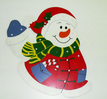 節(jié)日促銷卡通廣告板