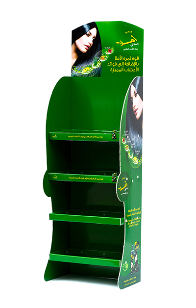 洗發(fā)水展示架印刷