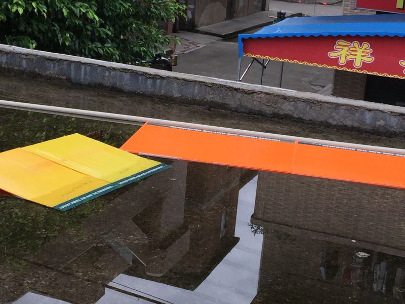 中空板抗uv測試